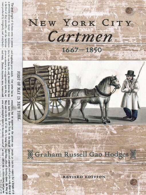 Title details for New York City Cartmen, 1667-1850 by Graham Russell Gao Hodges - Available